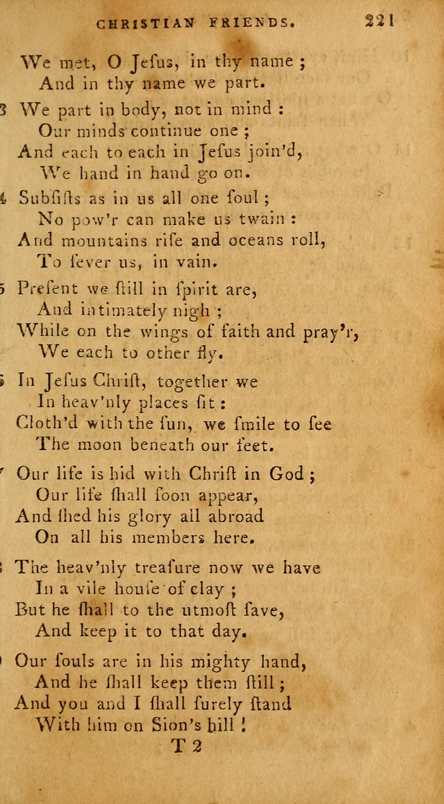 The Methodist Pocket Hymn-book, revised and improved: designed as a constant companion for the pious, of all denominations (30th ed.) page 221