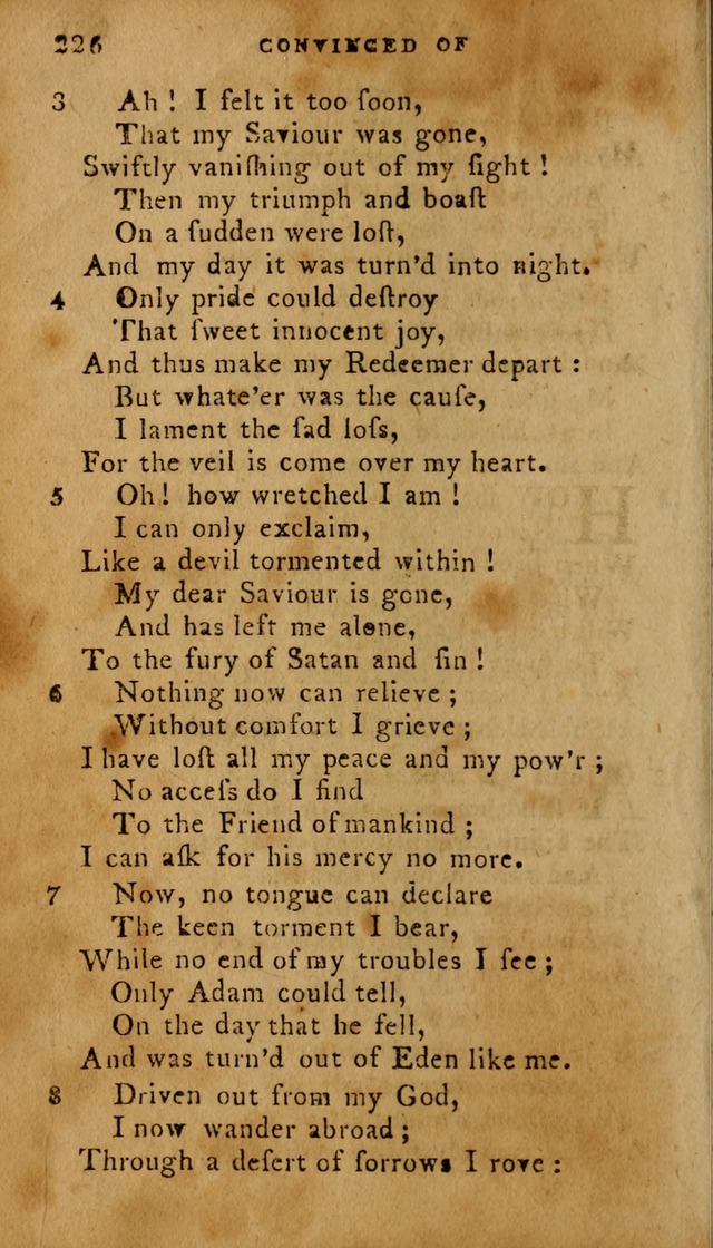 The Methodist Pocket Hymn-book, revised and improved: designed as a constant companion for the pious, of all denominations (30th ed.) page 226