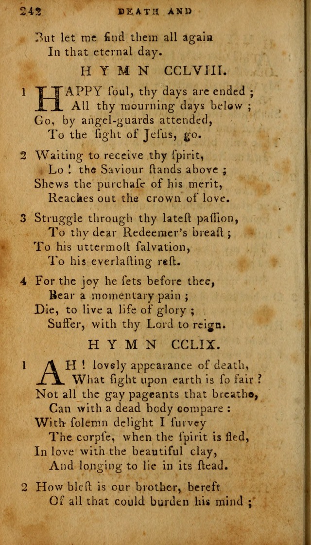 The Methodist Pocket Hymn-book, revised and improved: designed as a constant companion for the pious, of all denominations (30th ed.) page 242