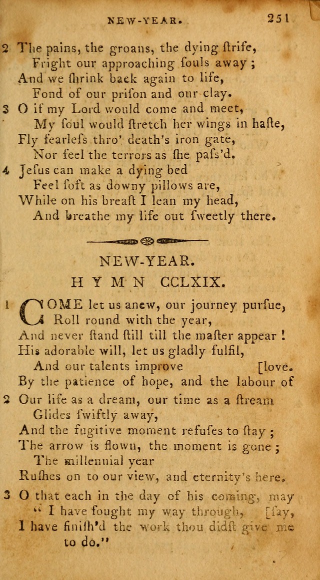 The Methodist Pocket Hymn-book, revised and improved: designed as a constant companion for the pious, of all denominations (30th ed.) page 251