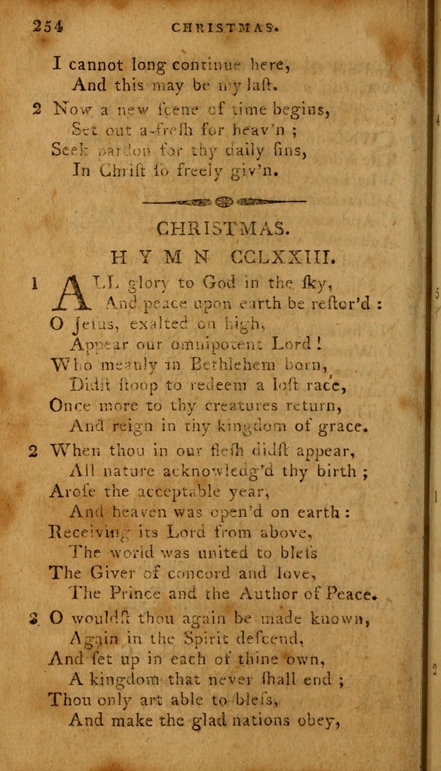 The Methodist Pocket Hymn-book, revised and improved: designed as a constant companion for the pious, of all denominations (30th ed.) page 254