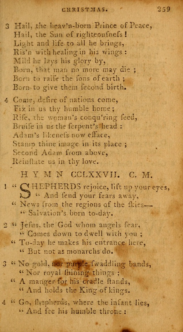 The Methodist Pocket Hymn-book, revised and improved: designed as a constant companion for the pious, of all denominations (30th ed.) page 259