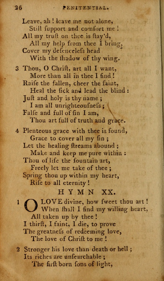 The Methodist Pocket Hymn-book, revised and improved: designed as a constant companion for the pious, of all denominations (30th ed.) page 26