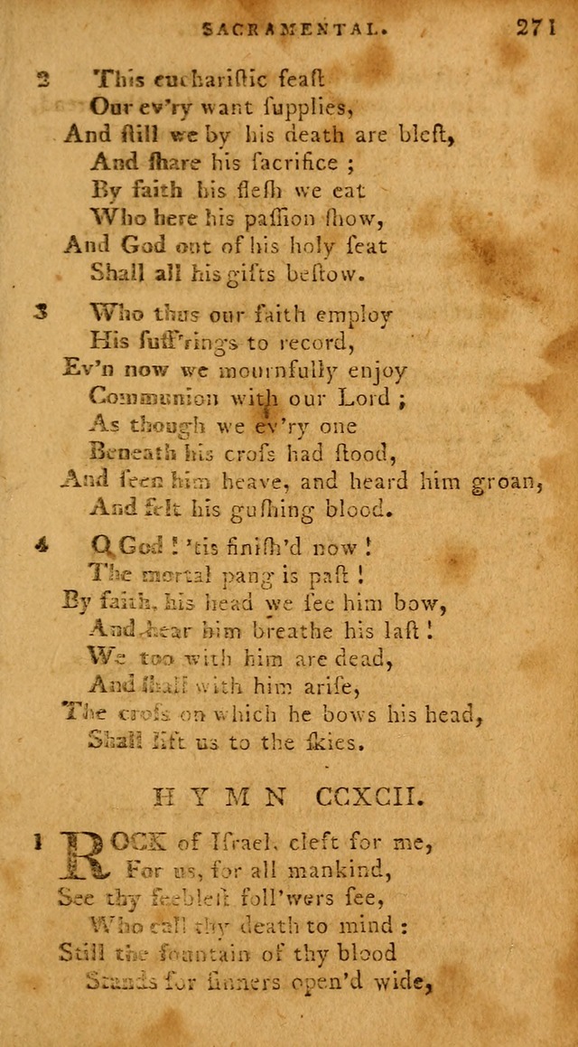 The Methodist Pocket Hymn-book, revised and improved: designed as a constant companion for the pious, of all denominations (30th ed.) page 271