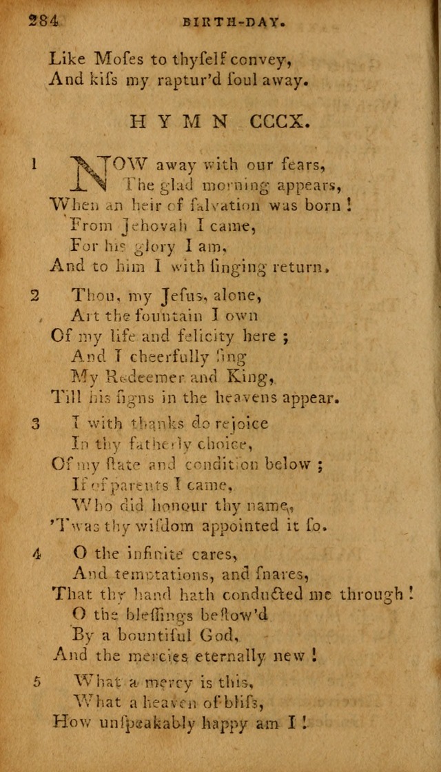 The Methodist Pocket Hymn-book, revised and improved: designed as a constant companion for the pious, of all denominations (30th ed.) page 284