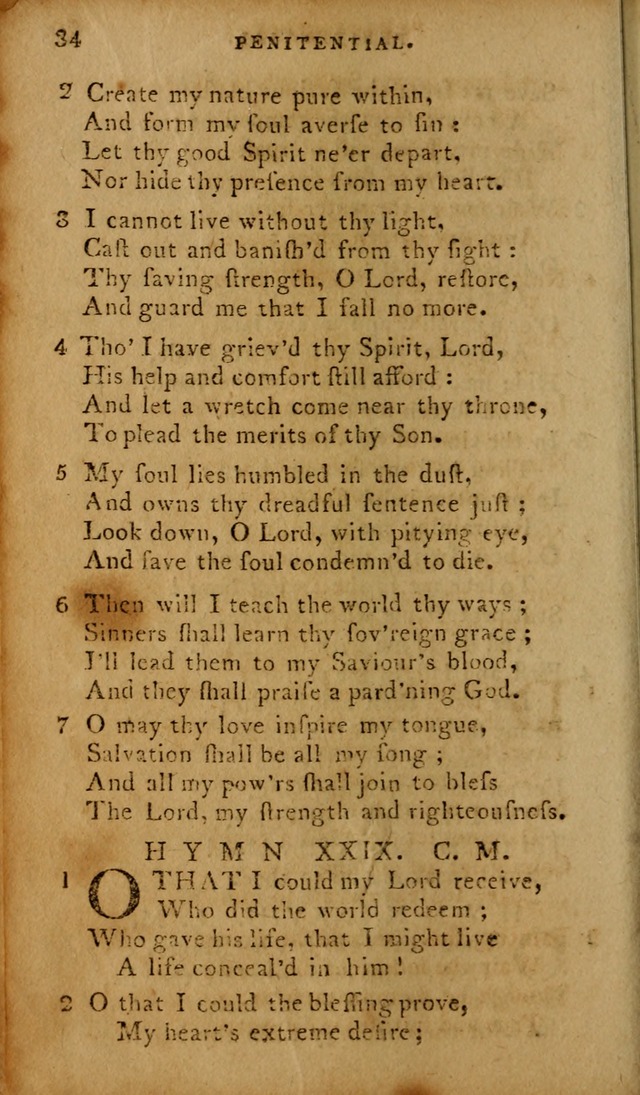 The Methodist Pocket Hymn-book, revised and improved: designed as a constant companion for the pious, of all denominations (30th ed.) page 34