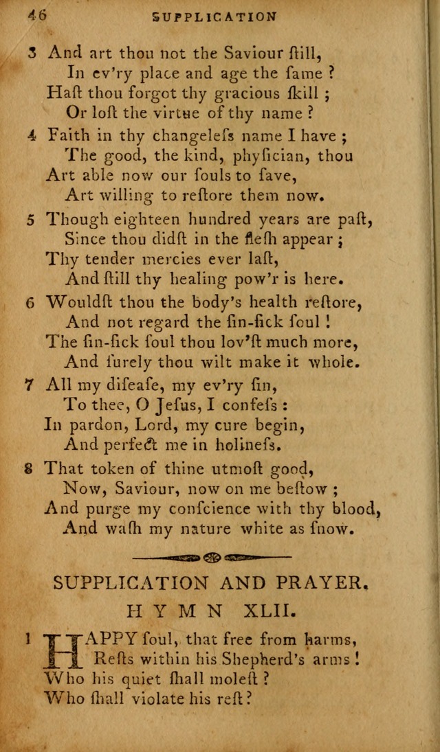 The Methodist Pocket Hymn-book, revised and improved: designed as a constant companion for the pious, of all denominations (30th ed.) page 46