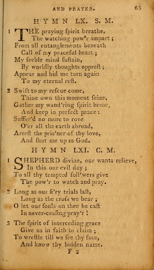 The Methodist Pocket Hymn-book, revised and improved: designed as a constant companion for the pious, of all denominations (30th ed.) page 65