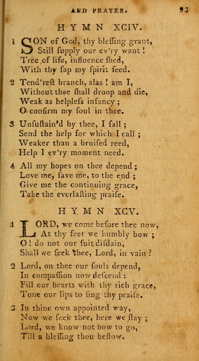 The Methodist Pocket Hymn-book, revised and improved: designed as a constant companion for the pious, of all denominations (30th ed.) page 93