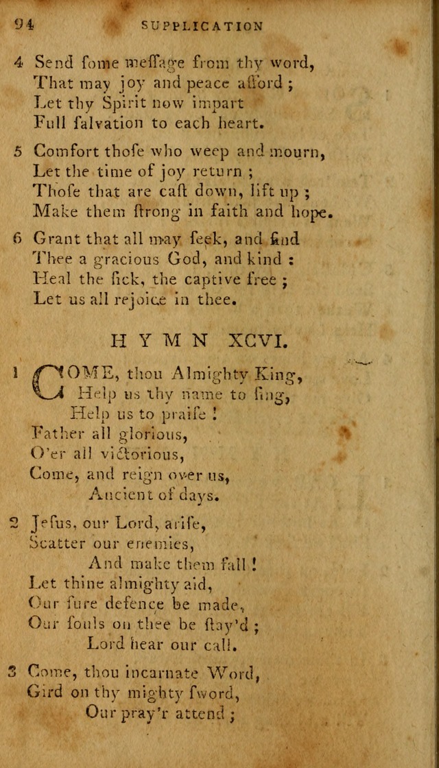 The Methodist Pocket Hymn-book, revised and improved: designed as a constant companion for the pious, of all denominations (30th ed.) page 94