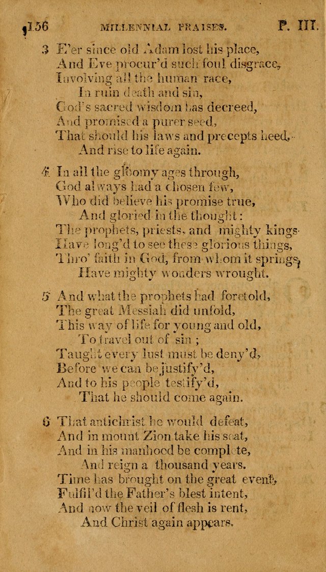 Millennial Praises: containing a collection of gospel hymns, in four parts; adapted to the day of Christ