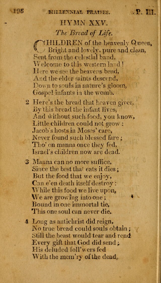 Millennial Praises: containing a collection of gospel hymns, in four parts; adapted to the day of Christ