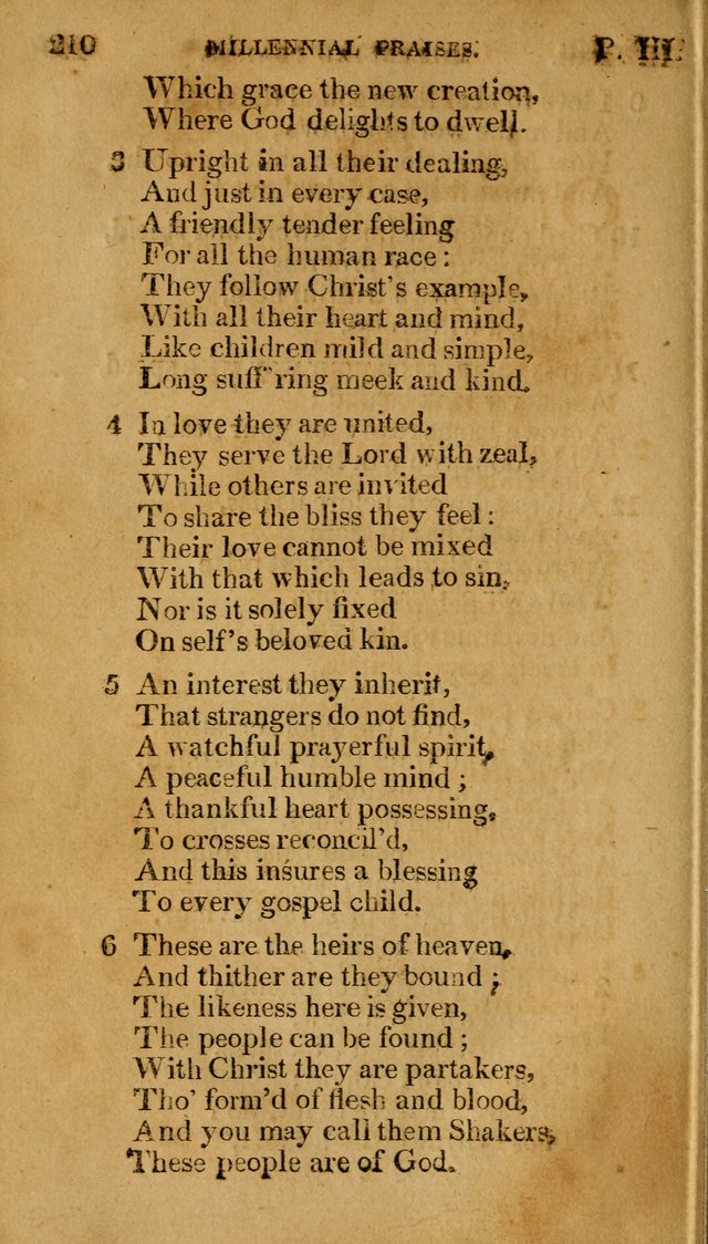 Millennial Praises: containing a collection of gospel hymns, in four parts; adapted to the day of Christ