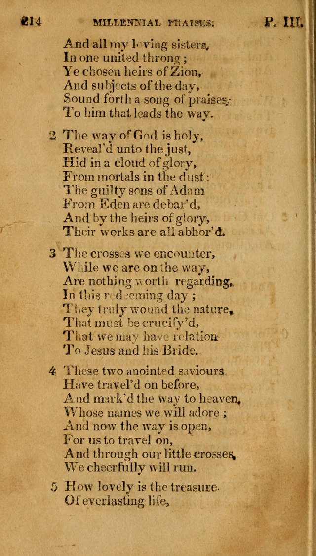 Millennial Praises: containing a collection of gospel hymns, in four parts; adapted to the day of Christ