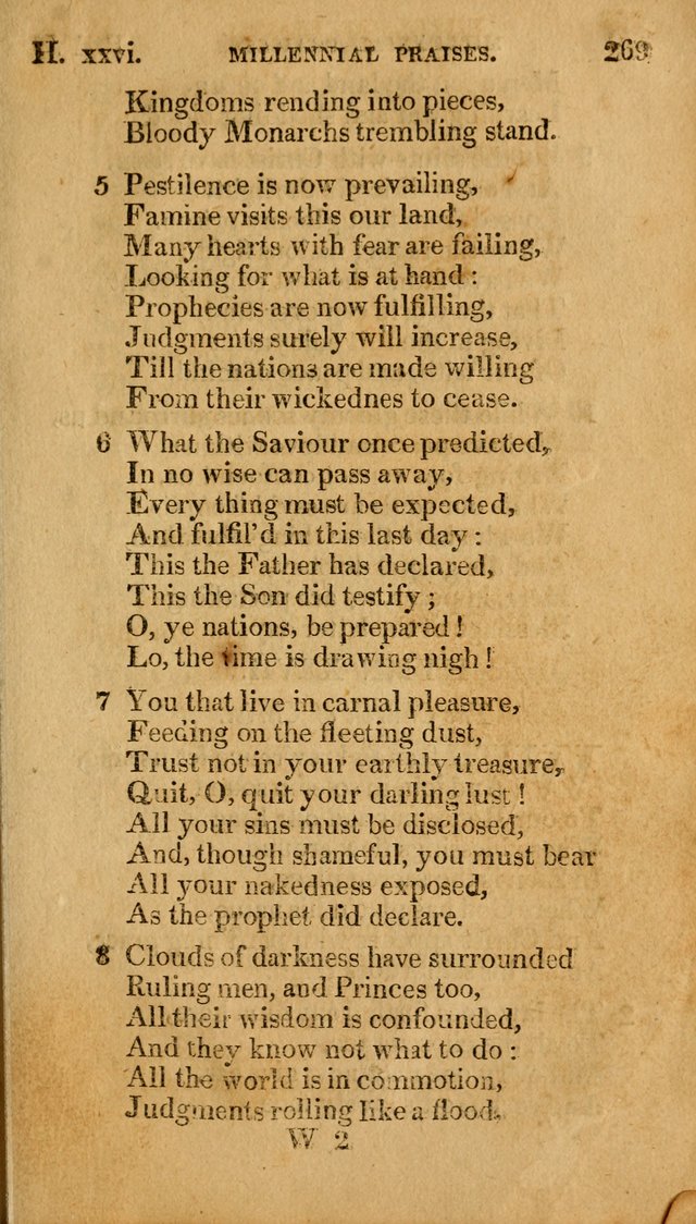 Millennial Praises: containing a collection of gospel hymns, in four parts; adapted to the day of Christ