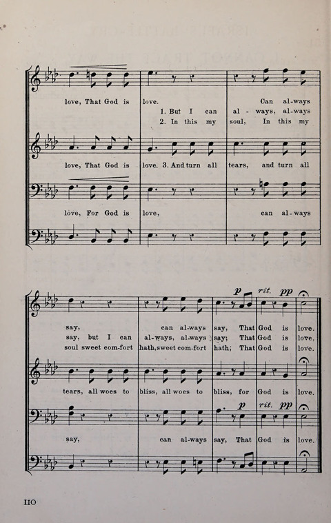 Manly Praise: A Collection of Solos, Quartets, and Choruses, for the Evangelistic Meetings, etc. page 110