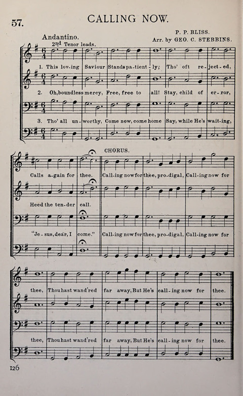 Manly Praise: A Collection of Solos, Quartets, and Choruses, for the Evangelistic Meetings, etc. page 126