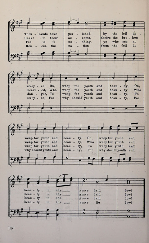 Manly Praise: A Collection of Solos, Quartets, and Choruses, for the Evangelistic Meetings, etc. page 130