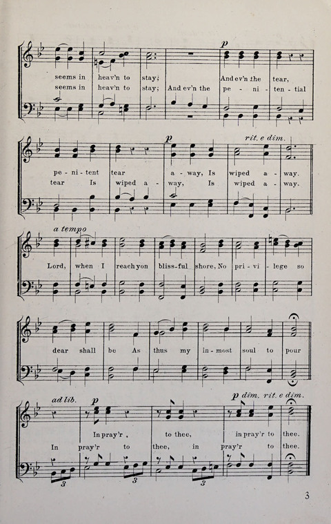 Manly Praise: A Collection of Solos, Quartets, and Choruses, for the Evangelistic Meetings, etc. page 3