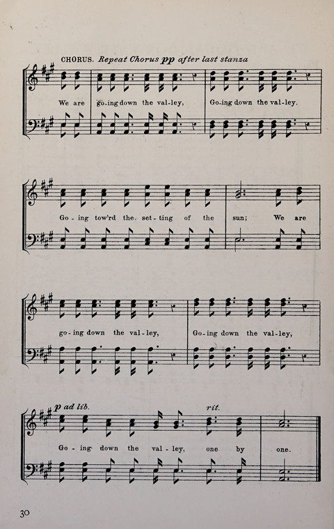 Manly Praise: A Collection of Solos, Quartets, and Choruses, for the Evangelistic Meetings, etc. page 30