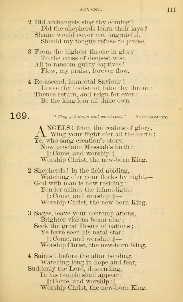 The Manual of Praise for Sabbath and Social Worship page 111