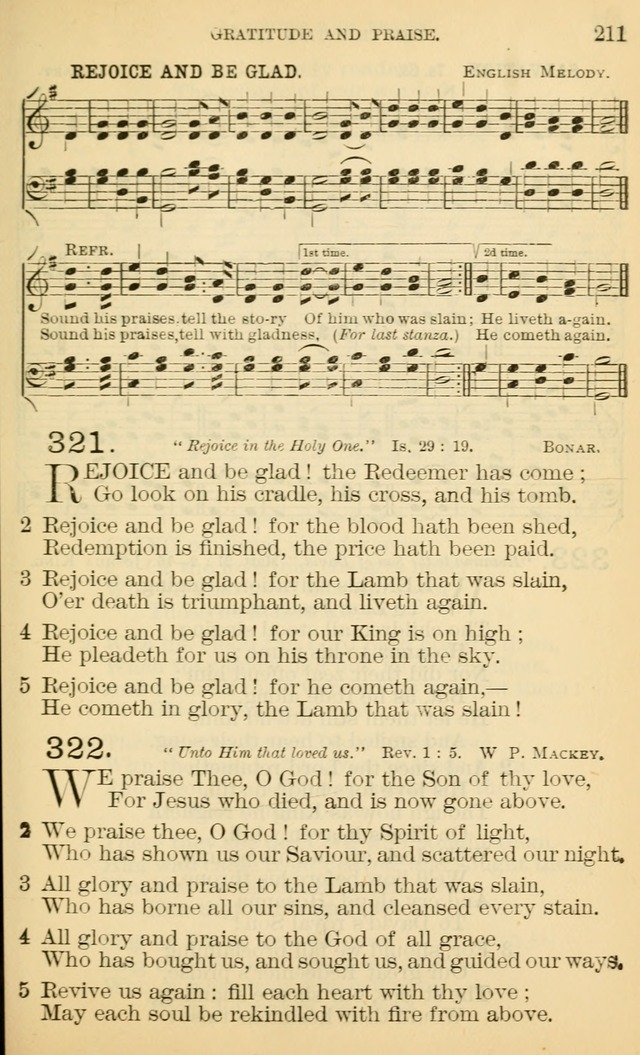 The Manual of Praise for Sabbath and Social Worship page 211