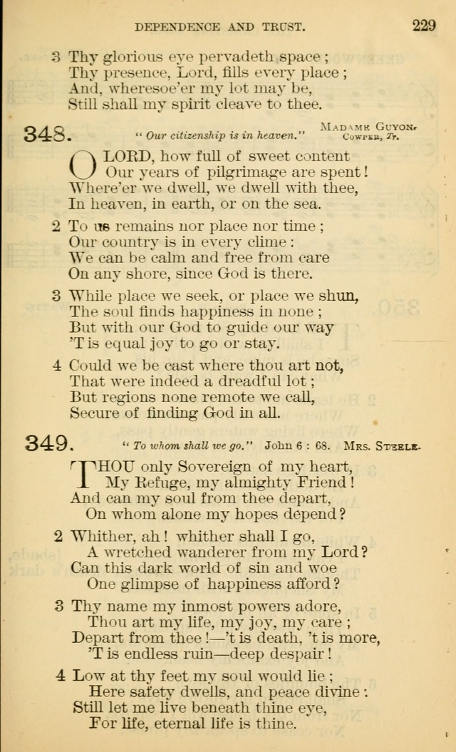 The Manual of Praise for Sabbath and Social Worship page 229