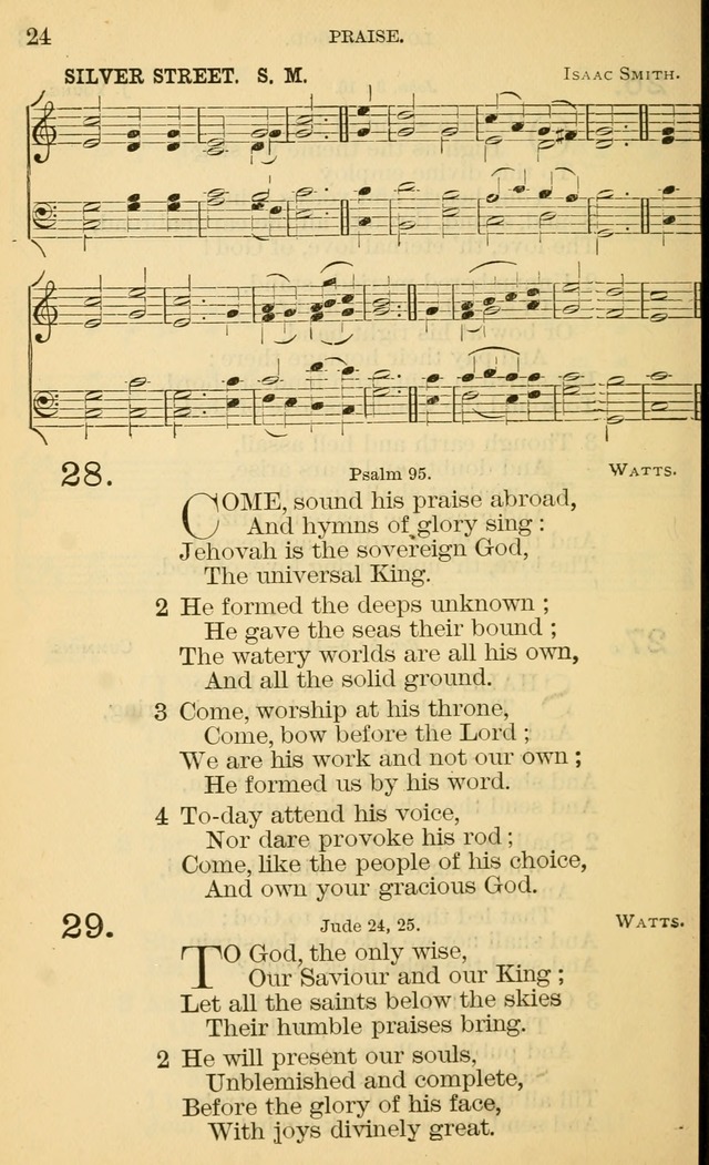 The Manual of Praise for Sabbath and Social Worship page 24