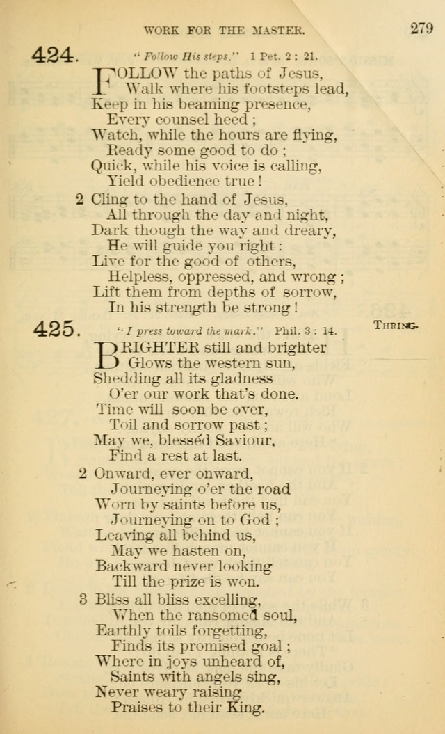 The Manual of Praise for Sabbath and Social Worship page 279