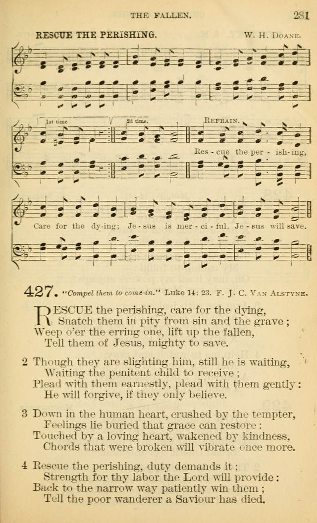 The Manual of Praise for Sabbath and Social Worship page 281