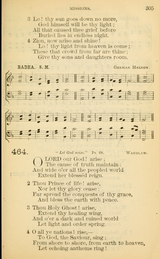 The Manual of Praise for Sabbath and Social Worship page 305