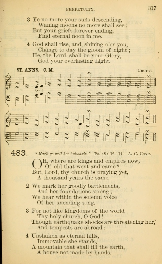 The Manual of Praise for Sabbath and Social Worship page 317