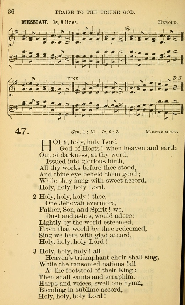 The Manual of Praise for Sabbath and Social Worship page 36