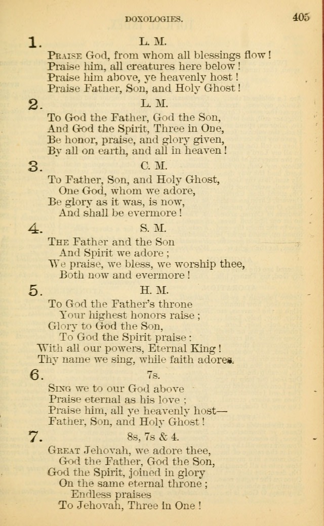 The Manual of Praise for Sabbath and Social Worship page 407