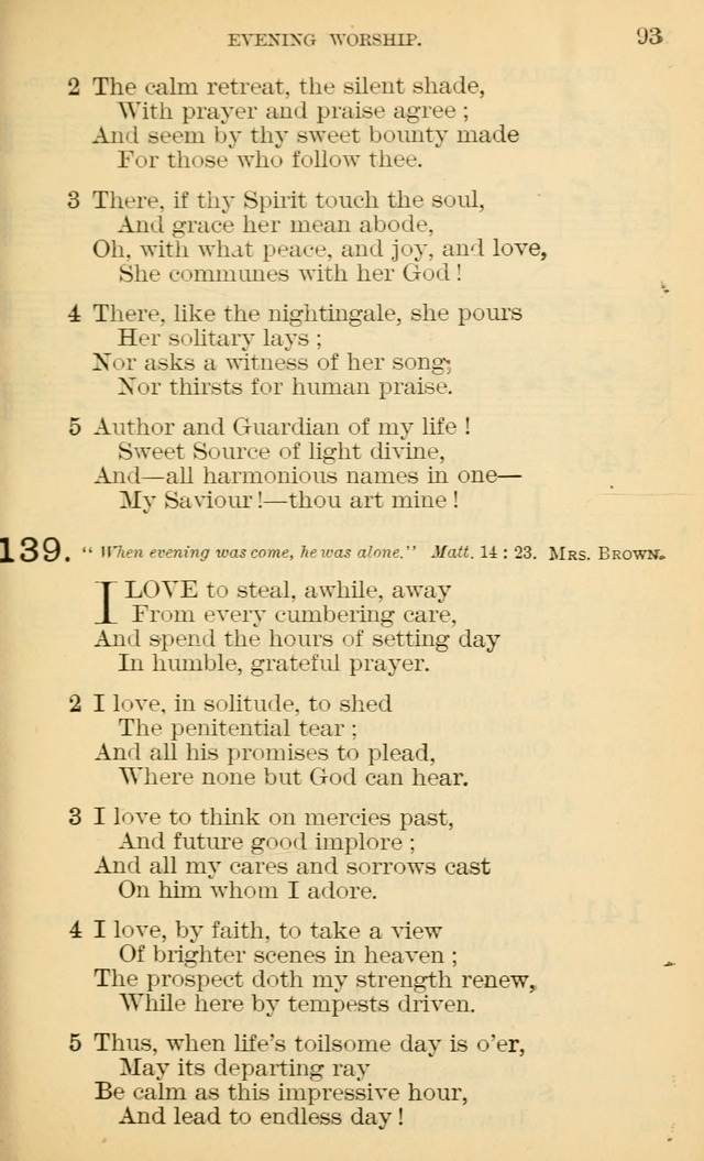 The Manual of Praise for Sabbath and Social Worship page 93