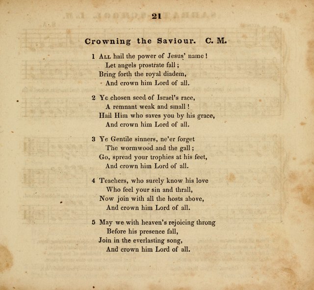 The Musical Repository.: being a collection of popular music, principally original, and adapted to the use of Sabbath-schools, and other juvenile institutions (6th ed.) page 21