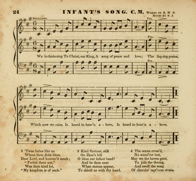 The Musical Repository.: being a collection of popular music, principally original, and adapted to the use of Sabbath-schools, and other juvenile institutions (6th ed.) page 24