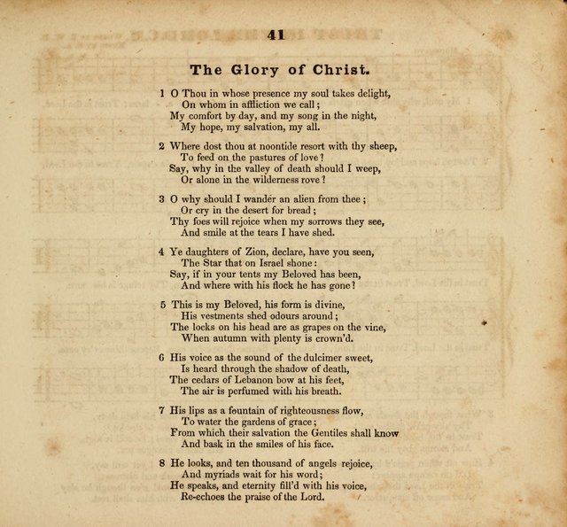 The Musical Repository.: being a collection of popular music, principally original, and adapted to the use of Sabbath-schools, and other juvenile institutions (6th ed.) page 41