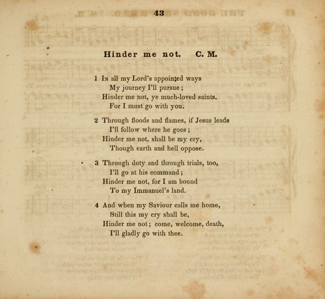 The Musical Repository.: being a collection of popular music, principally original, and adapted to the use of Sabbath-schools, and other juvenile institutions (6th ed.) page 43