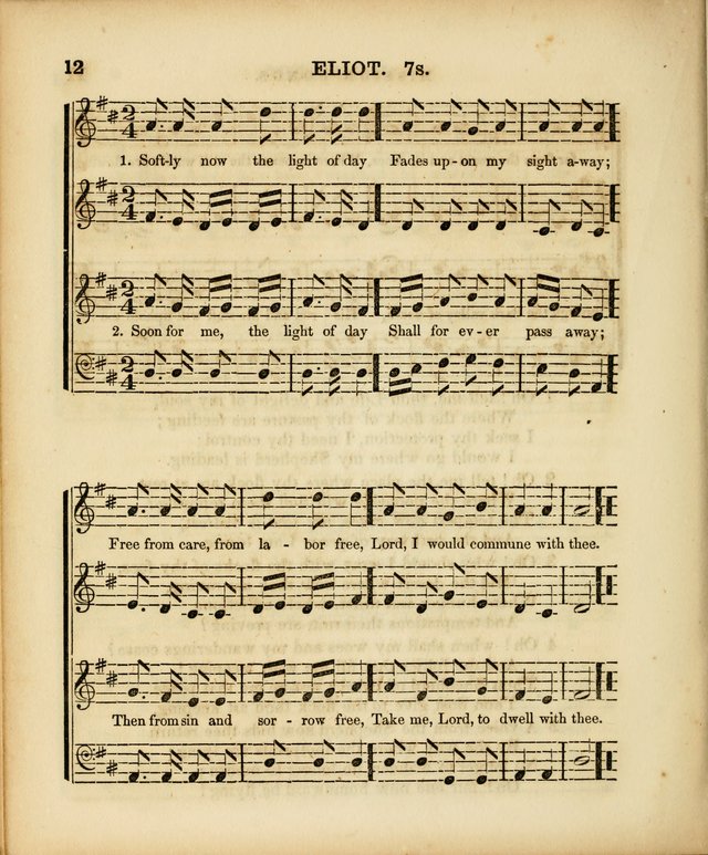 Mission Songs: a collection of hymns and music, designed for Sabbath schools page 12