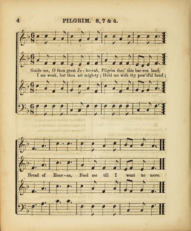 Mission Songs: a collection of hymns and music, designed for Sabbath schools page 4