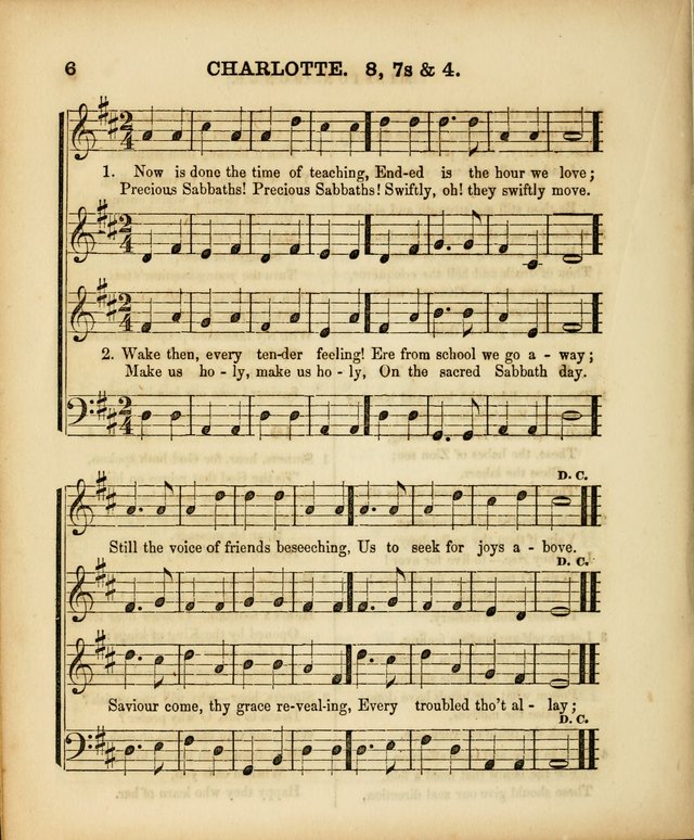 Mission Songs: a collection of hymns and music, designed for Sabbath schools page 6