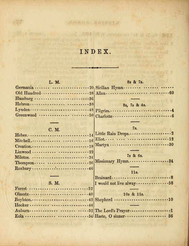 Mission Songs: a collection of hymns and music, designed for Sabbath schools page 78