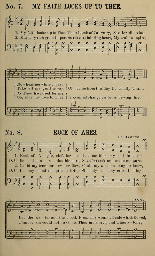 The Morning Star: a collection of new sacred songs, for the Sunday school, prayer meeting, and the social circle page 10