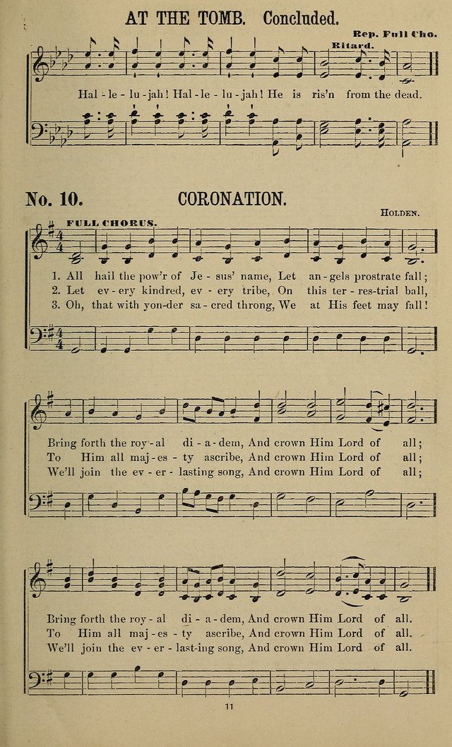 The Morning Star: a collection of new sacred songs, for the Sunday school, prayer meeting, and the social circle page 12