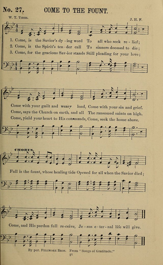 The Morning Star: a collection of new sacred songs, for the Sunday school, prayer meeting, and the social circle page 28