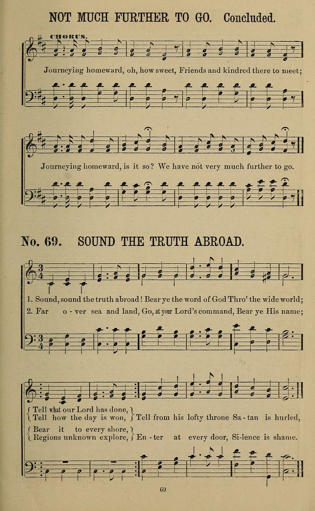 The Morning Star: a collection of new sacred songs, for the Sunday school, prayer meeting, and the social circle page 70