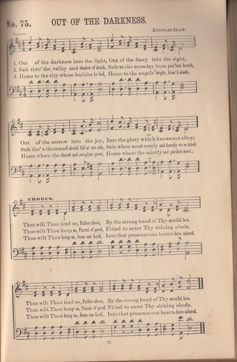 The Morning Star: a collection of new sacred songs, for the Sunday school, prayer meeting, and the social circle page 76