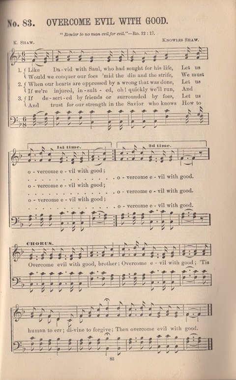 The Morning Star: a collection of new sacred songs, for the Sunday school, prayer meeting, and the social circle page 84