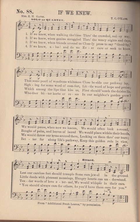 The Morning Star: a collection of new sacred songs, for the Sunday school, prayer meeting, and the social circle page 89